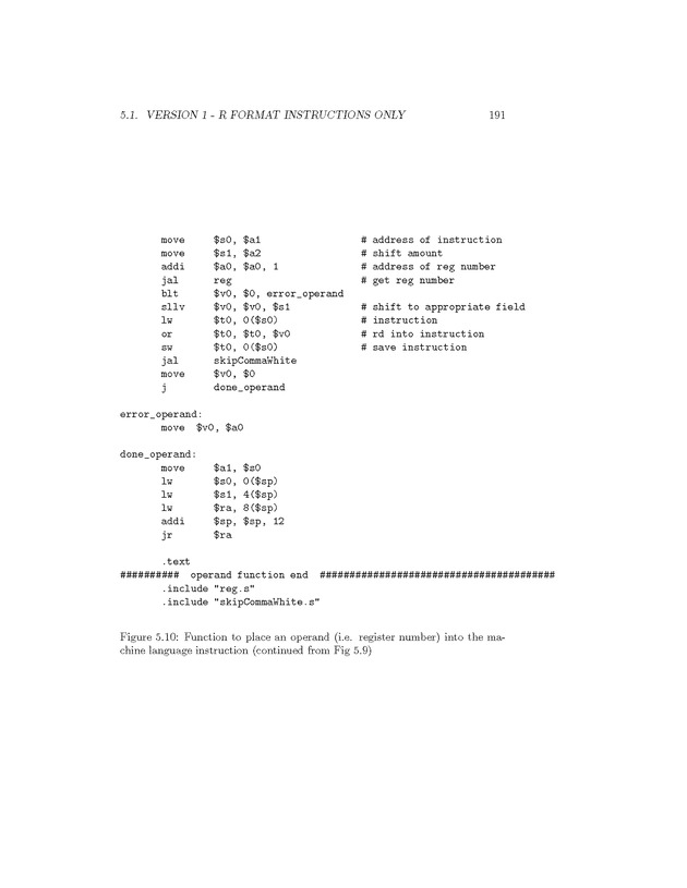 Computer Organization with MIPS - Page 191